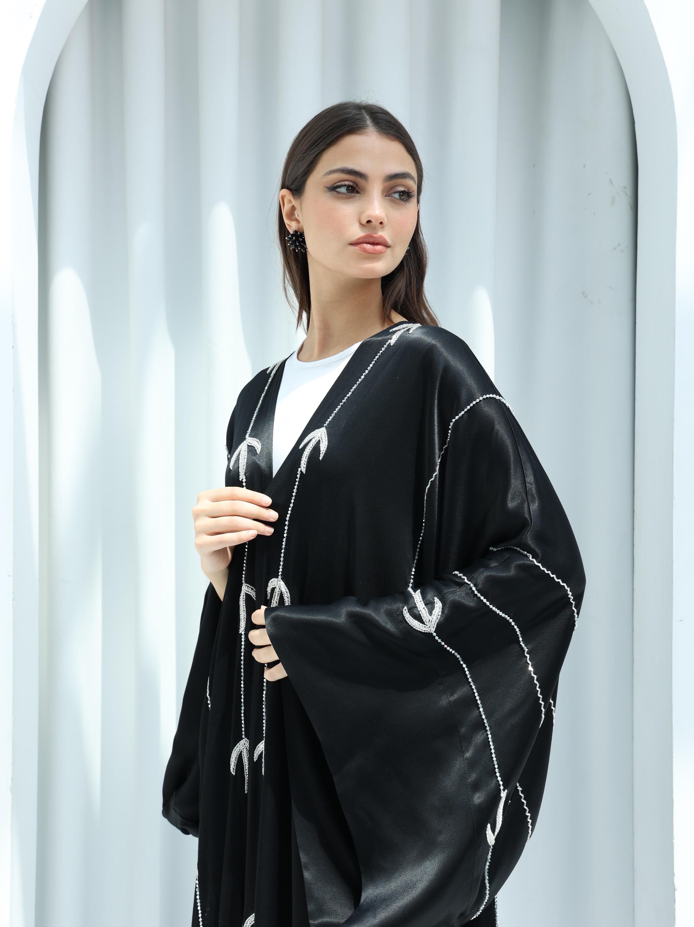 Glamour Abaya in Black