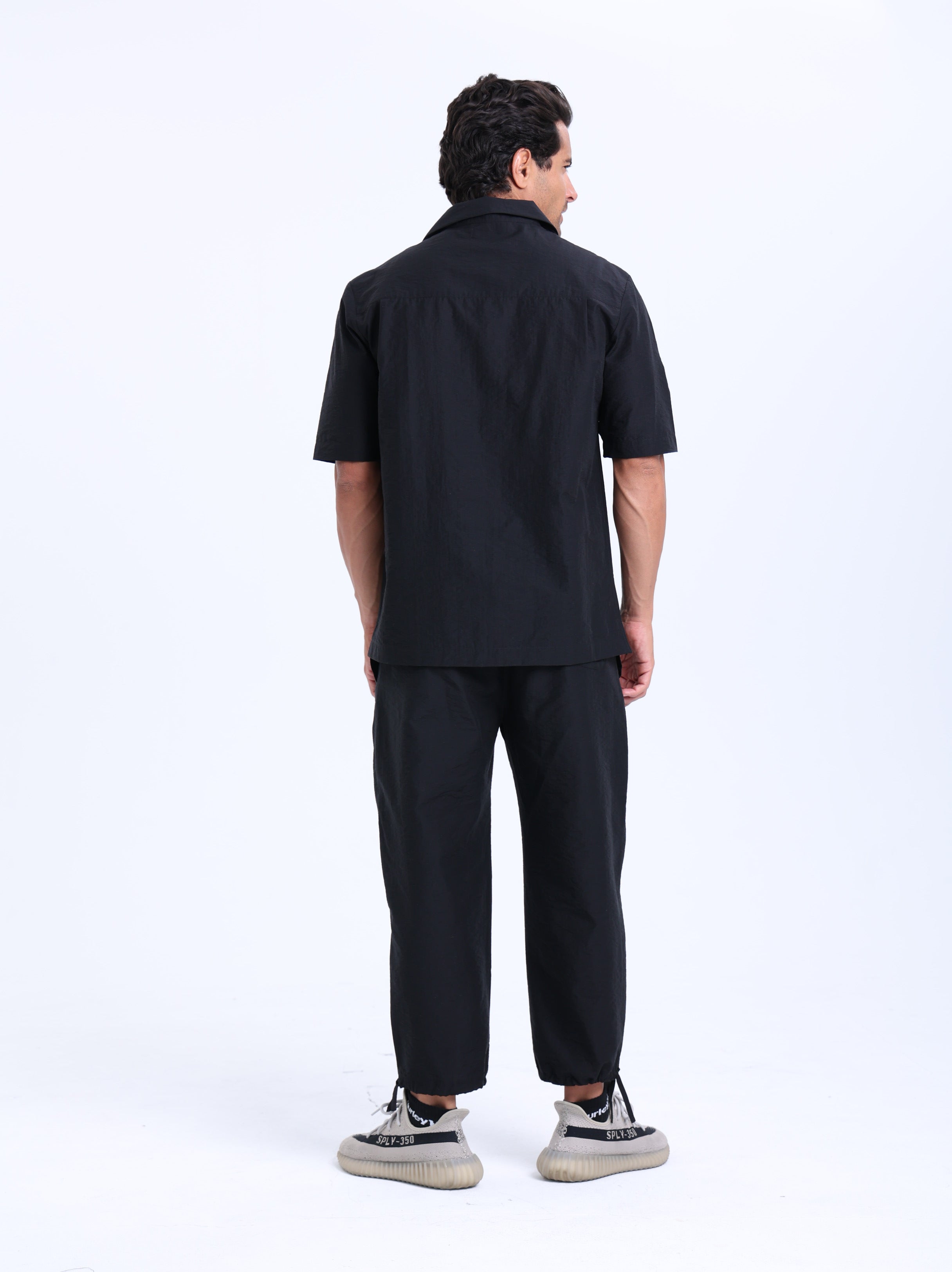 Текстурированная рубашка черного цвета