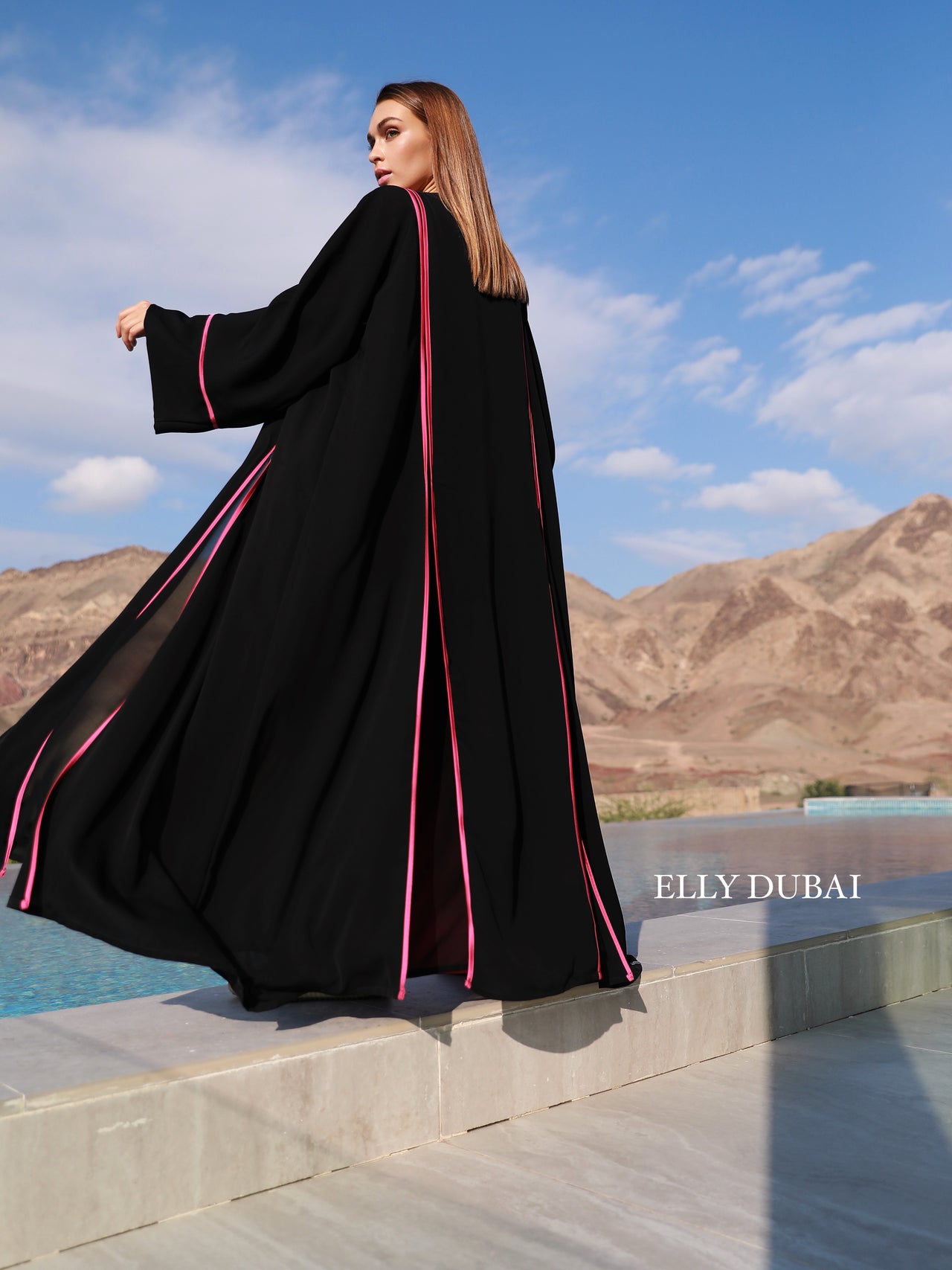 Abaya Hayati Set Fuchsia