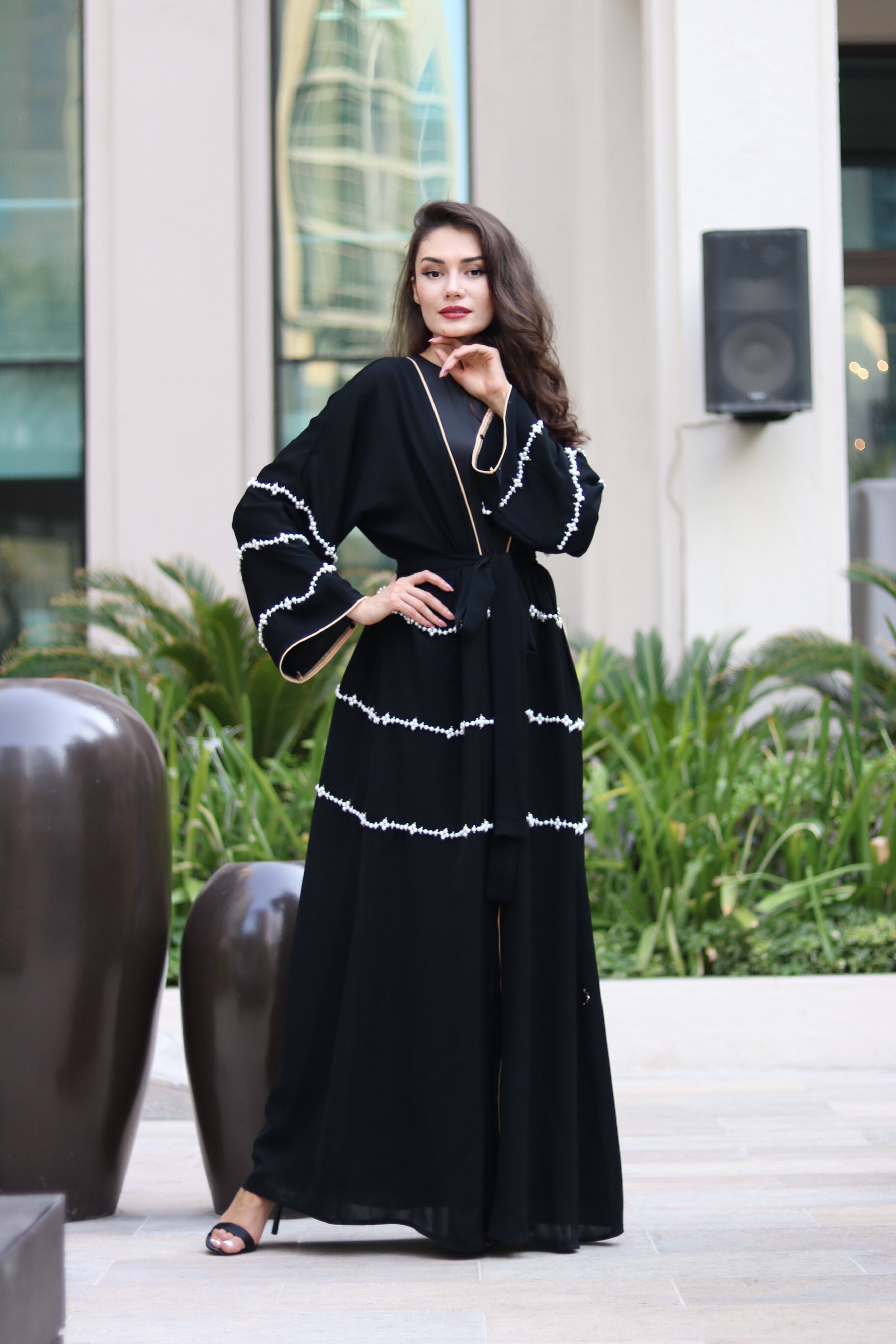 Abaya shop with pearls